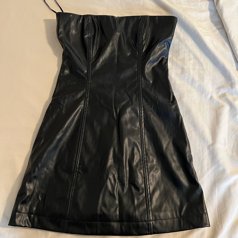 NWT Princess Polly Mini Leather Dress